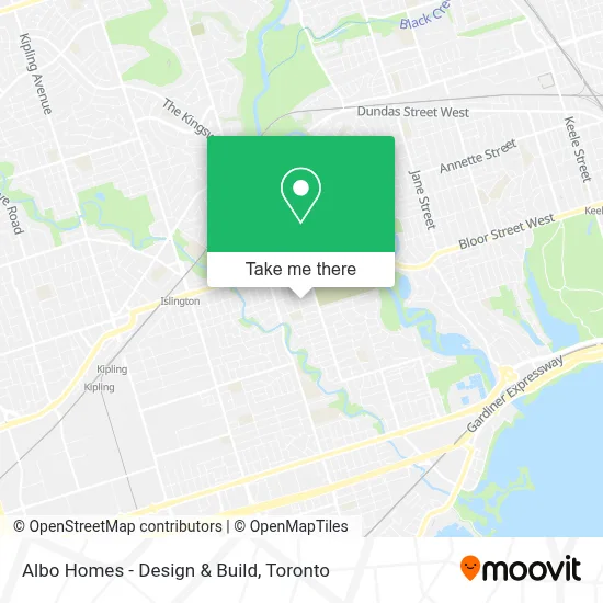 Albo Homes - Design & Build map