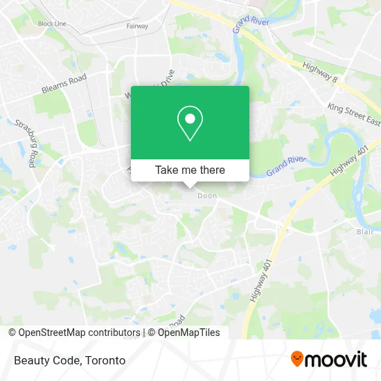 Beauty Code map