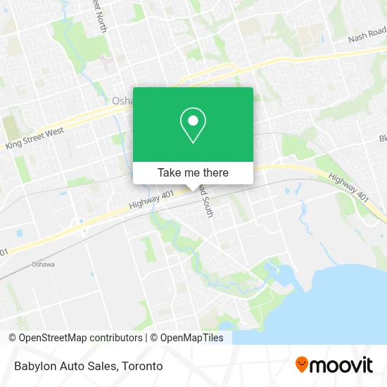 Babylon Auto Sales map