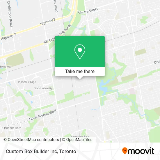 Custom Box Builder Inc map