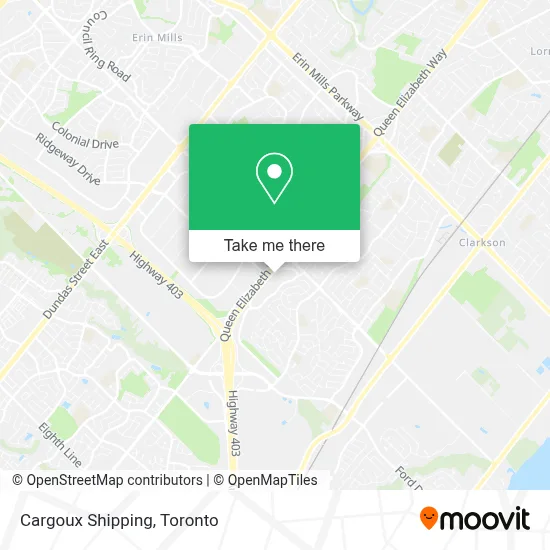 Cargoux Shipping map