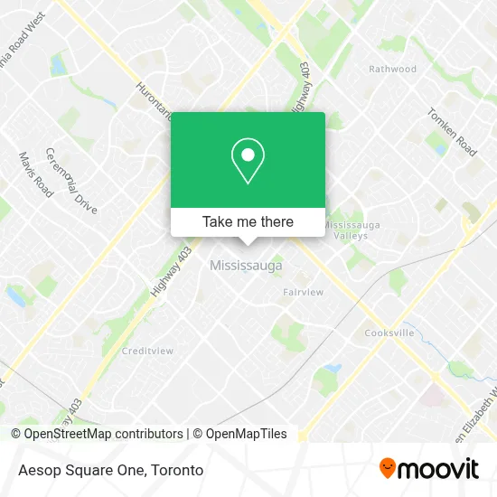Aesop Square One map