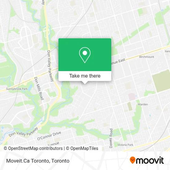 Moveit.Ca Toronto map