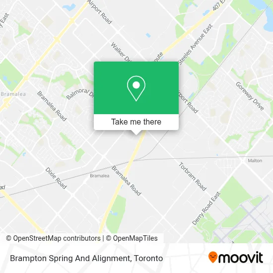 Brampton Spring And Alignment map