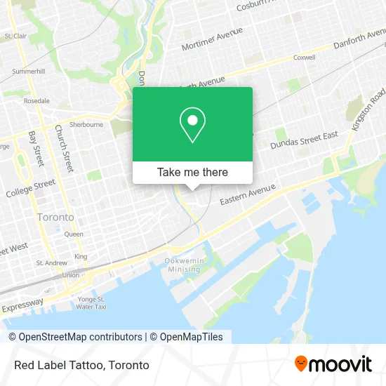 Red Label Tattoo map