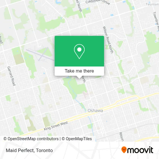 Maid Perfect map