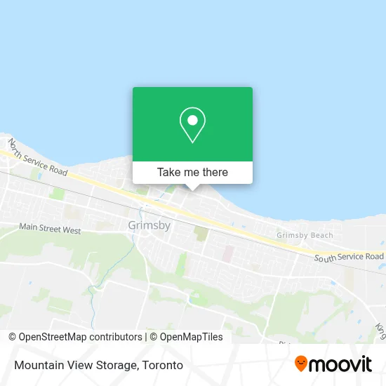 Mountain View Storage map