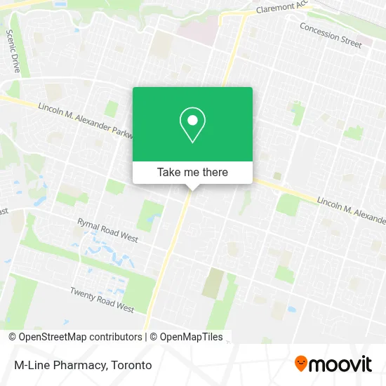 M-Line Pharmacy map