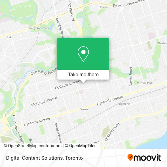 Digital Content Solutions map