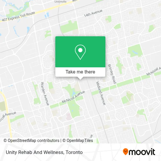 Unity Rehab And Wellness map