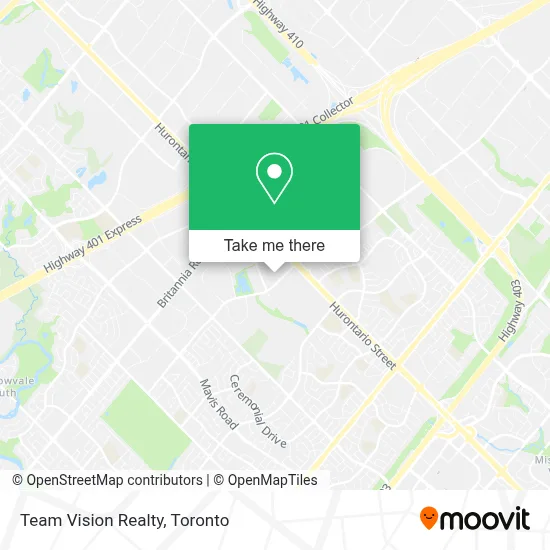 Team Vision Realty map