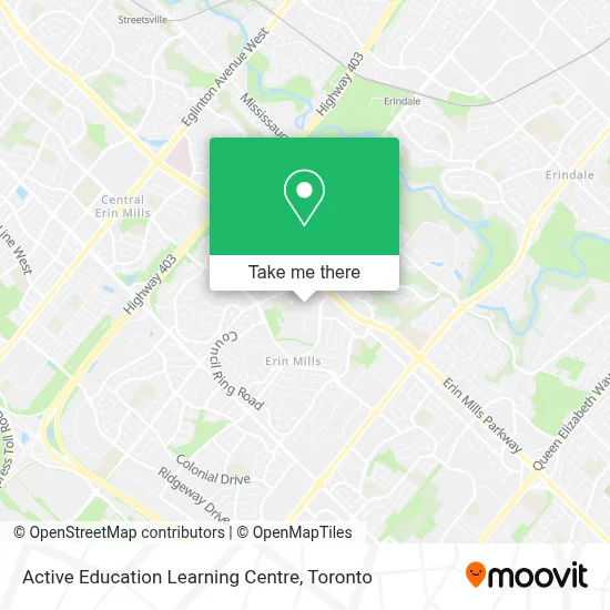 Active Education Learning Centre map