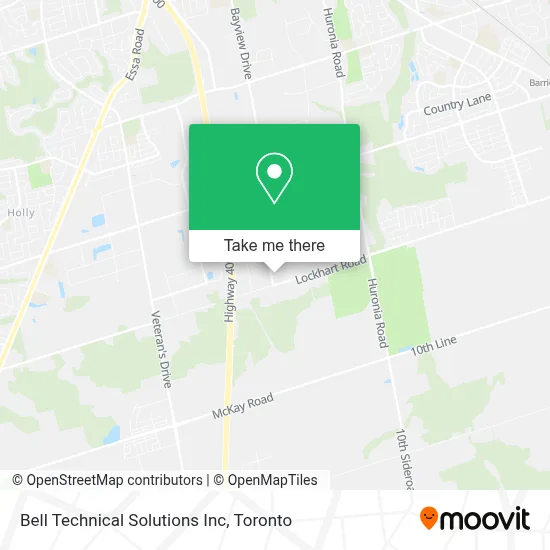 Bell Technical Solutions Inc map