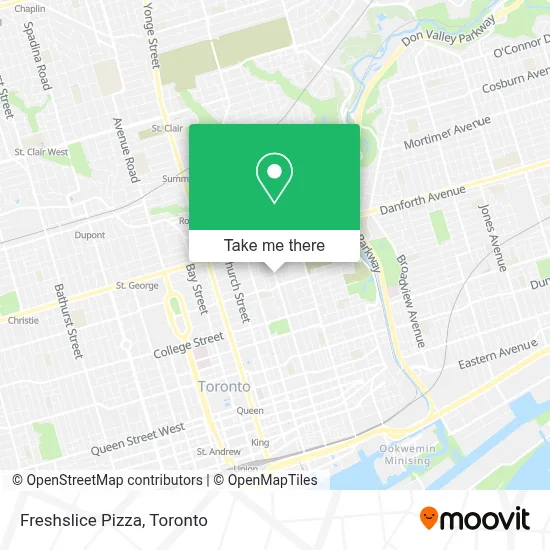 Freshslice Pizza map