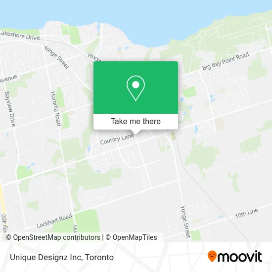 Unique Designz Inc map