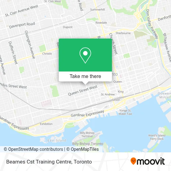 Beames Cst Training Centre map