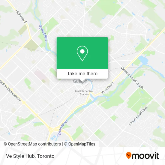 Ve Style Hub map