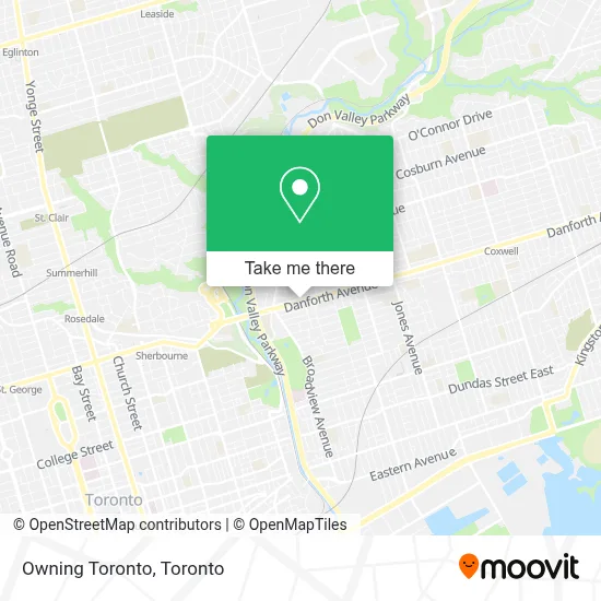 Owning Toronto map