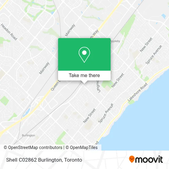 Shell C02862 Burlington map