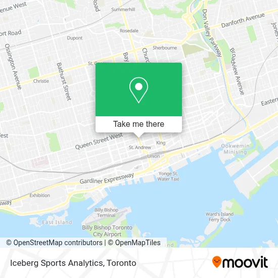 Iceberg Sports Analytics map