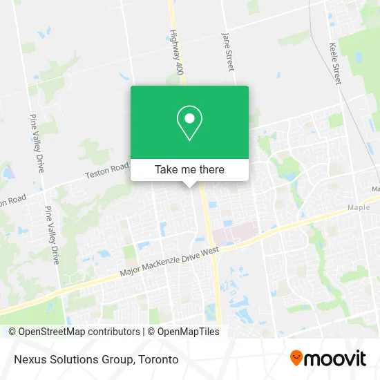 Nexus Solutions Group map