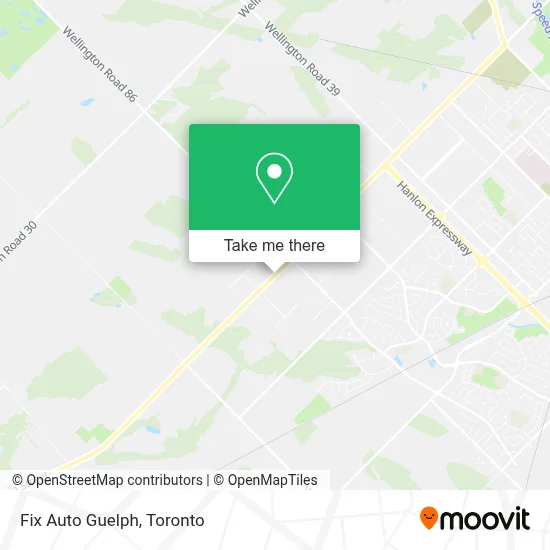 Fix Auto Guelph map