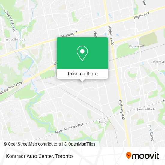 Kontract Auto Center map