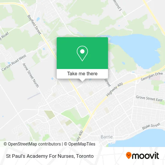 St Paul's Academy For Nurses map