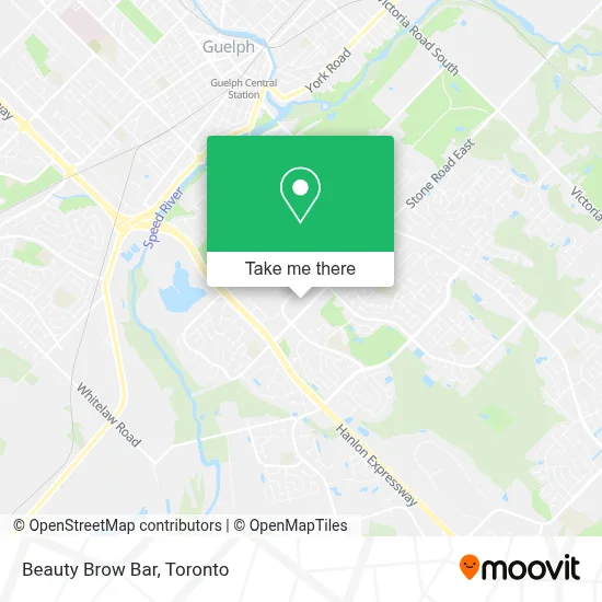 Beauty Brow Bar map