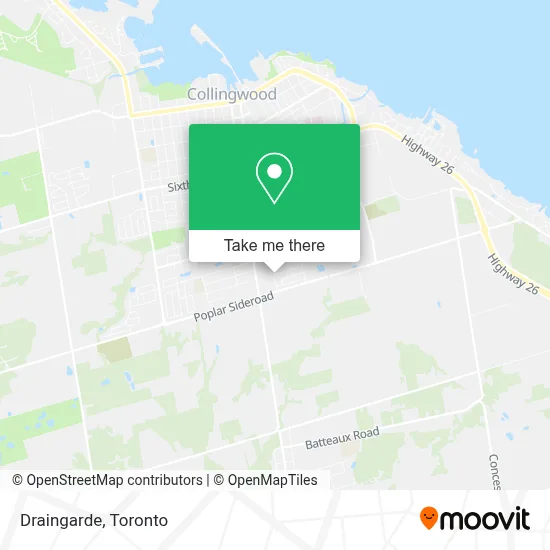 Draingarde map