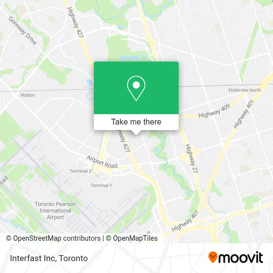Interfast Inc map