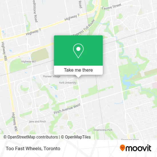 Too Fast Wheels map