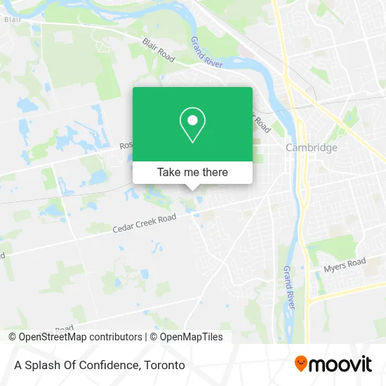 A Splash Of Confidence map