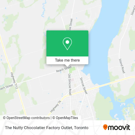 The Nutty Chocolatier Factory Outlet map