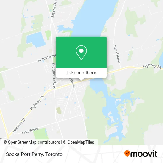 Socks Port Perry map