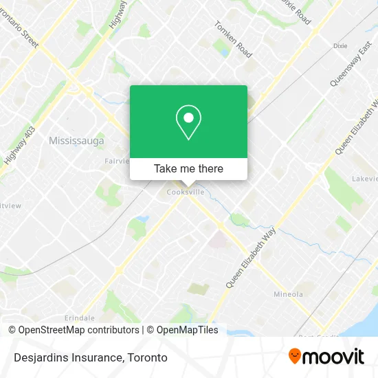 Desjardins Insurance map