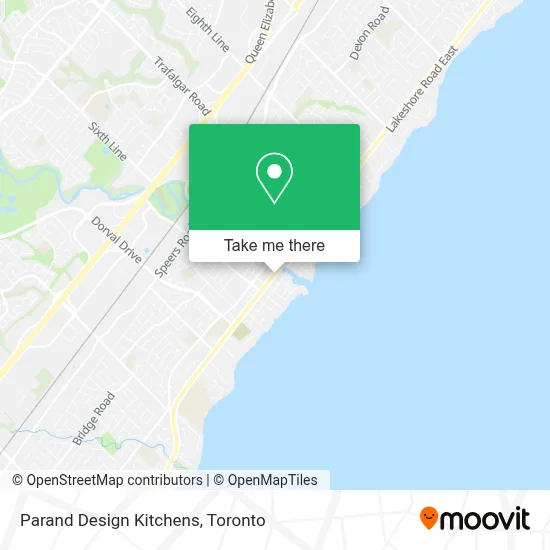 Parand Design Kitchens map