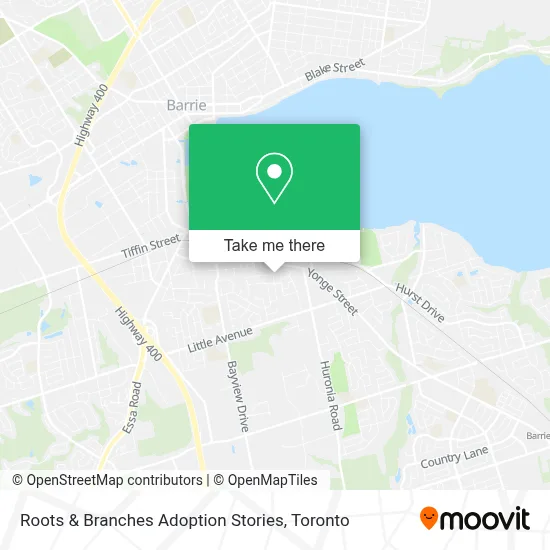 Roots & Branches Adoption Stories map