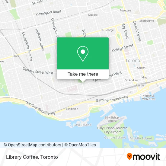 Library Coffee map