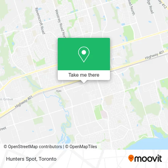 Hunters Spot map