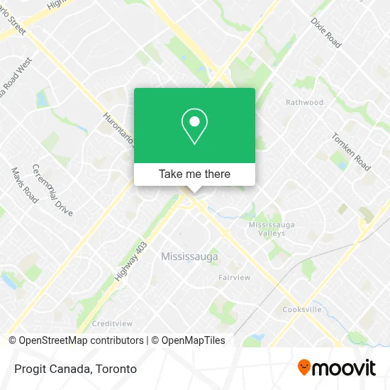 Progit Canada map