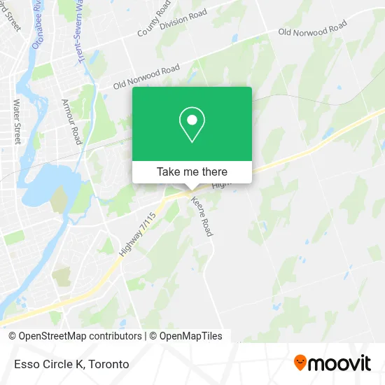 Esso Circle K map