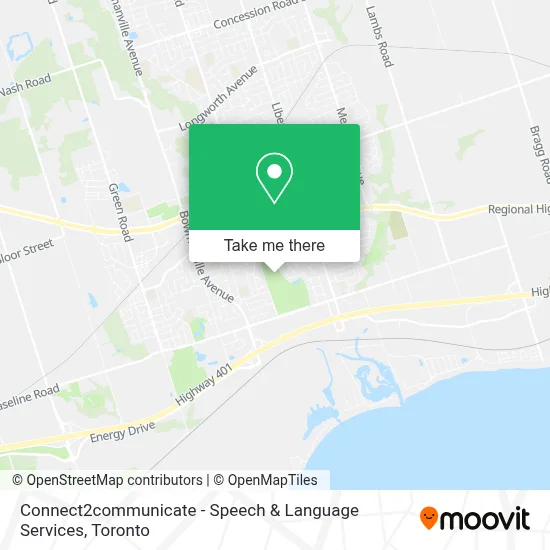 Connect2communicate - Speech & Language Services map
