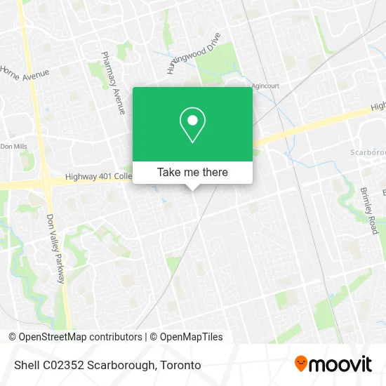 Shell C02352 Scarborough map