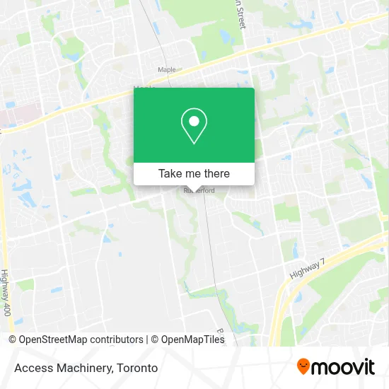 Access Machinery map