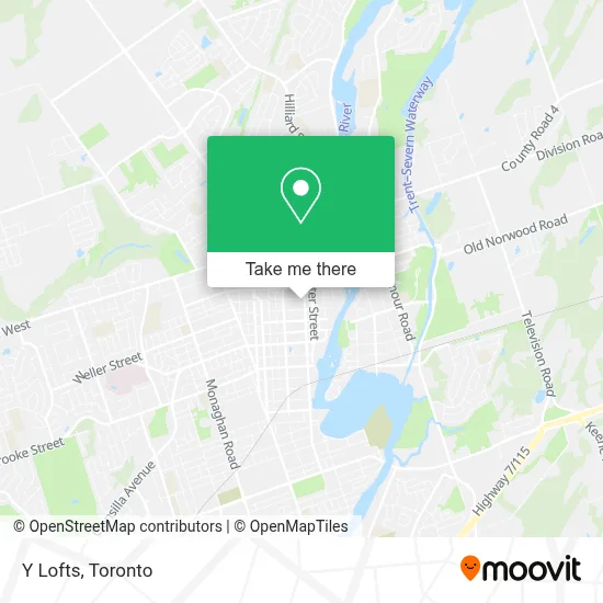 Y Lofts map