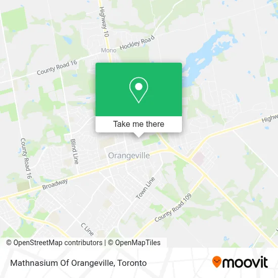 Mathnasium Of Orangeville map