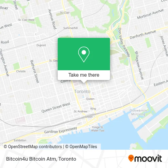 Bitcoin4u Bitcoin Atm map