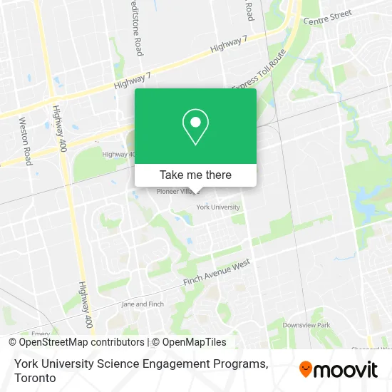 York University Science Engagement Programs plan