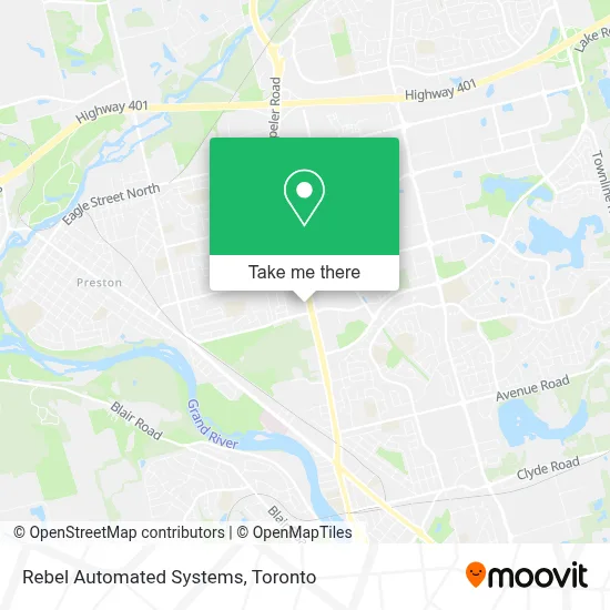Rebel Automated Systems map